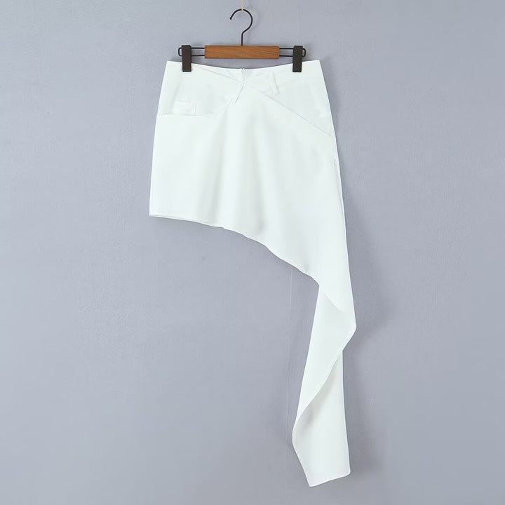 Damen Cropped Bluse mit asymmetrischem Rock Echo Archiv