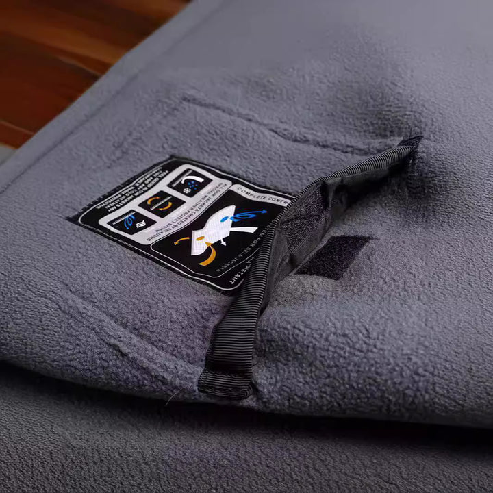 Herren Gefütterte Utility-Weste mit Fleece-Innenlage, Druckknopf‑ und Reißverschluss Echoarchiv