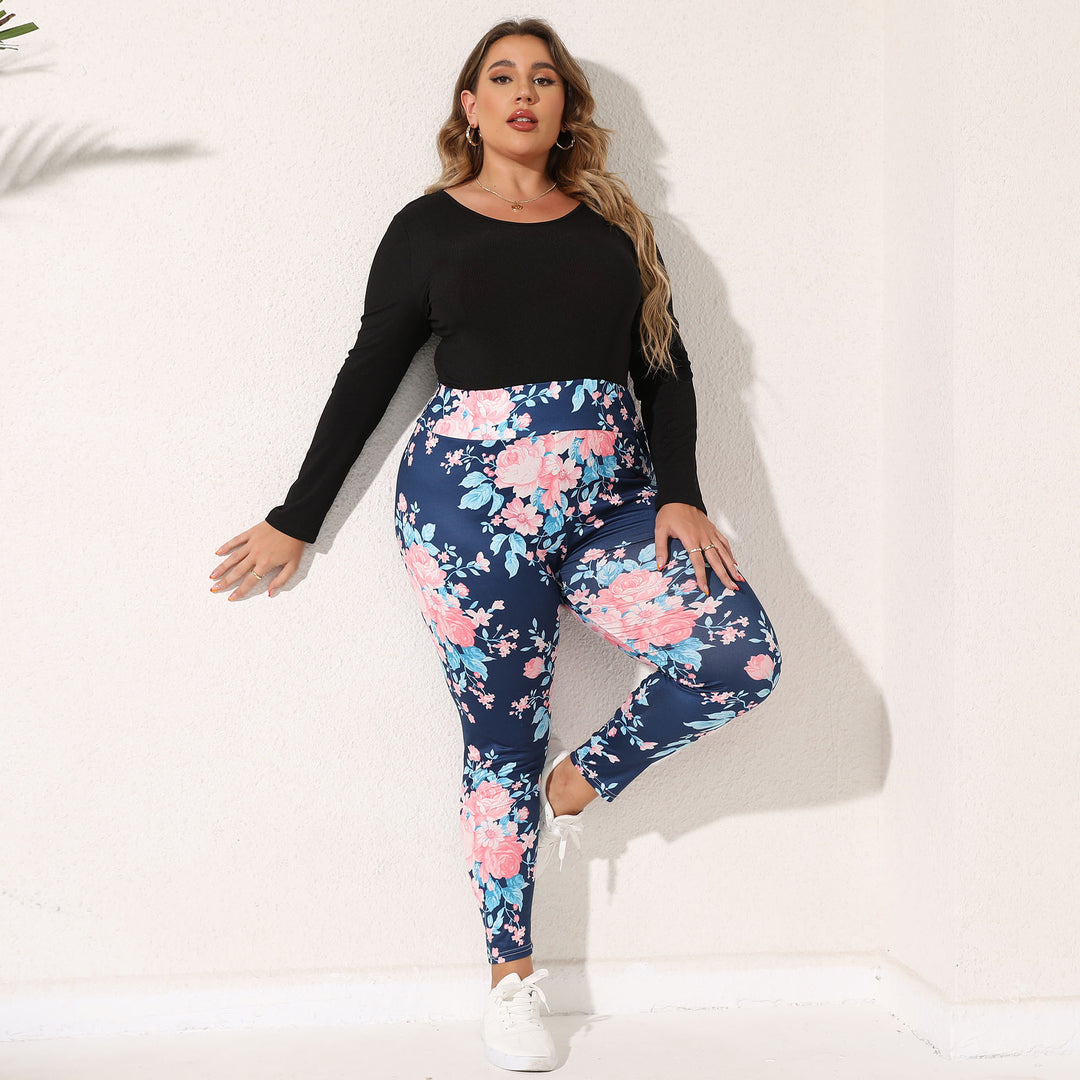 Damen Blumenleggings Echo Archiv