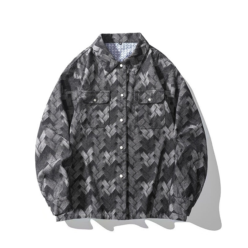 Herren lässige Overshirt Echoarchiv