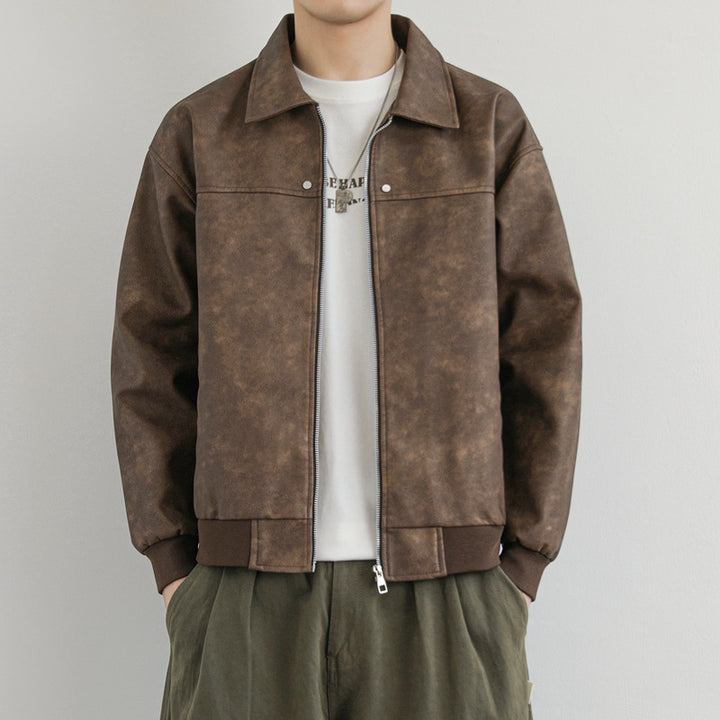 Herren Modische und bequeme Wildlederjacke Echoarchiv