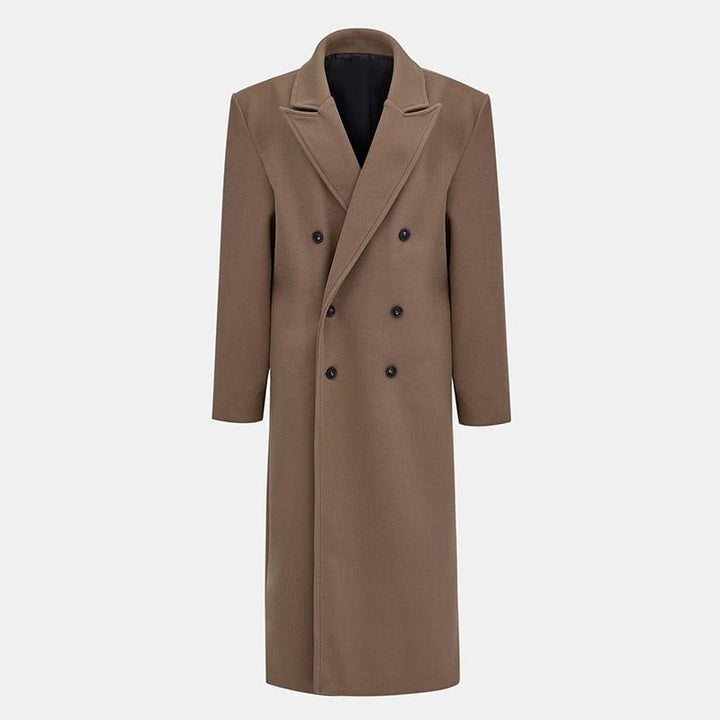 Herren Lange Elegante Doppelreiher Echoarchiv
