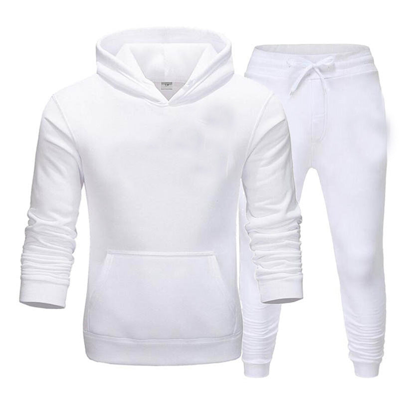 Herren gemütlicher Kapuzenpullover und Jogginghose Set Echoarchiv