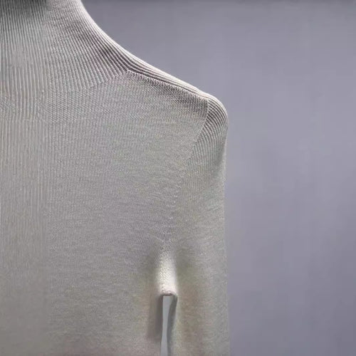Damen weicher strukturierter Strickpullover – Mavelle