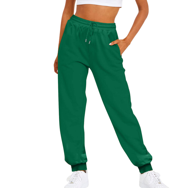 Damen nan komfortable Jogginghose mit Kordelzug Seitentaschen und geripptem Knöchelabschluss Echo Archiv