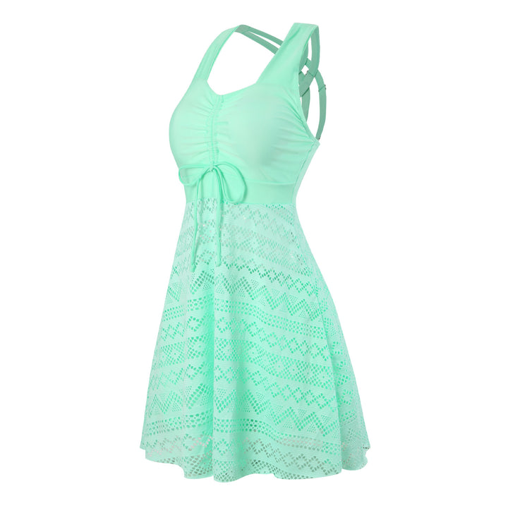Damen Sportliches Sommerkleid mit raffinierten Trägern Echo Archiv