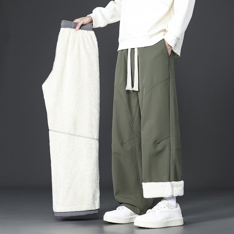 Herren Lässige Fleece-Hose mit minimalistischem Design