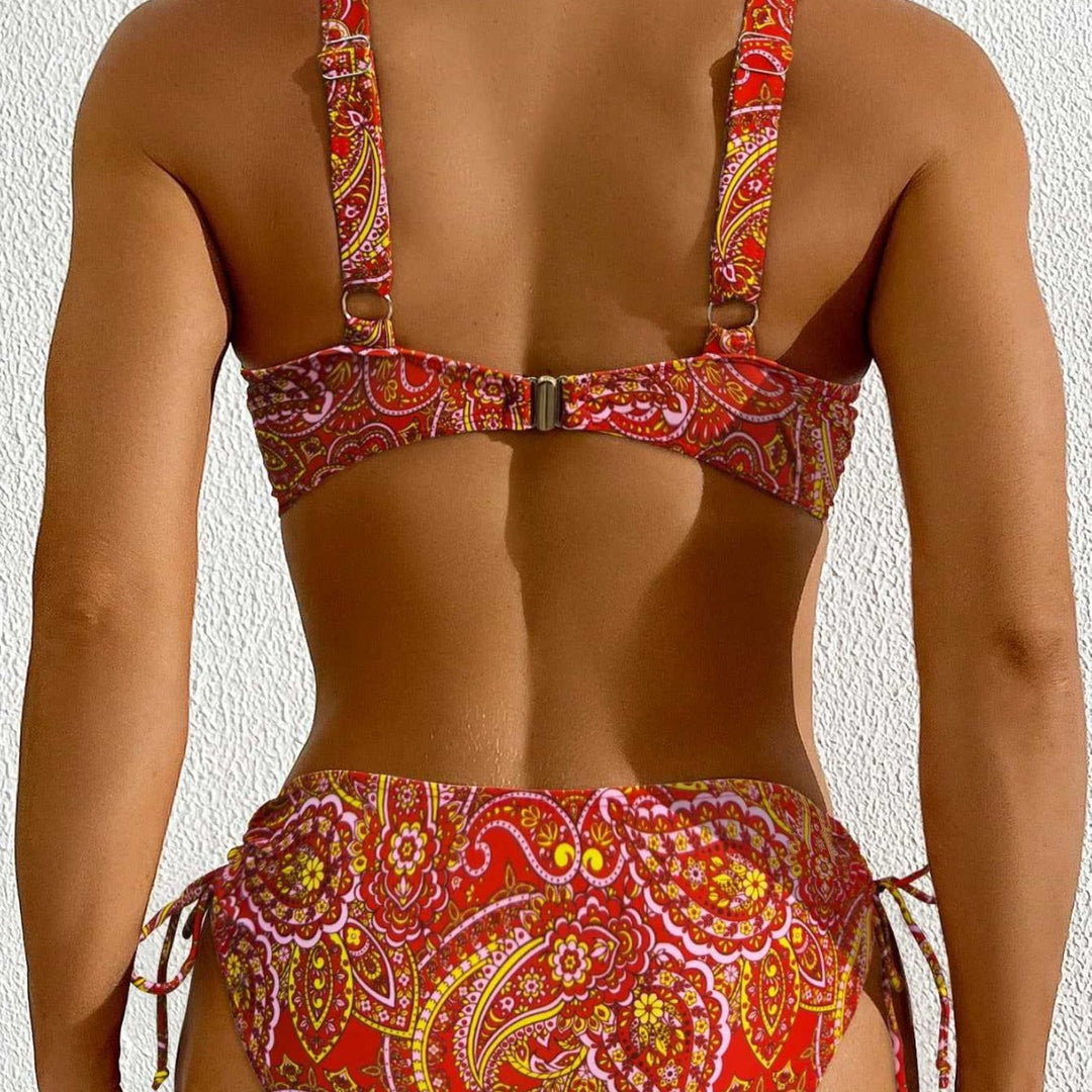 Damen Triangel-Bikini mit verstellbaren Trägern Echo Archiv