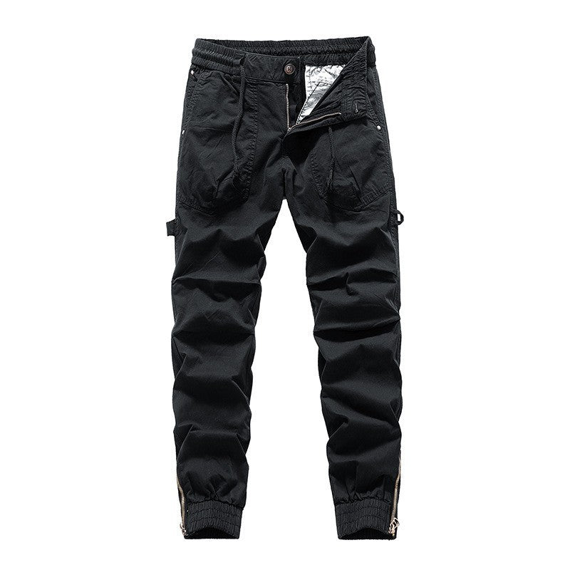 Herren Outdoor-Arbeitshose im Joggerstil mit elastischem Komfortbund, aufgesetzten Rundtaschen und Knöchelreißverschluss Echo Archiv