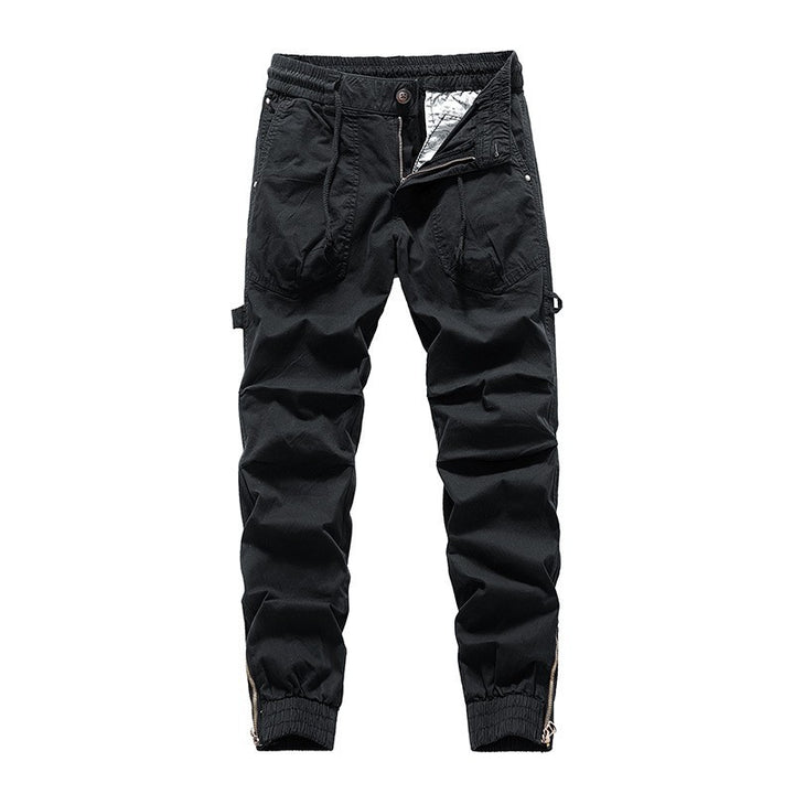 Herren Outdoor-Arbeitshose im Joggerstil mit elastischem Komfortbund, aufgesetzten Rundtaschen und Knöchelreißverschluss Echo Archiv