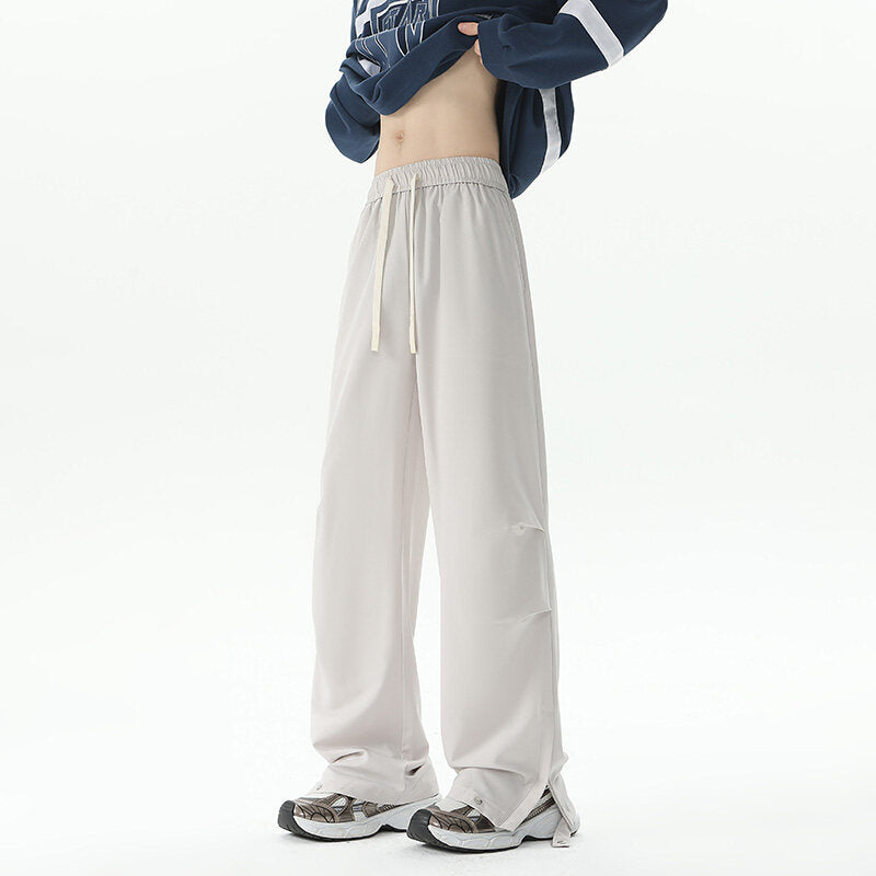 Damen Weite Cargo-Loungehose mit elastischem Bund, Tunnelzug und verstellbarem Saum Echo Archiv