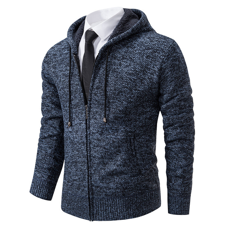 Herren Strickjacke mit modernem Schnitt und praktischem Reißverschluss Echoarchiv