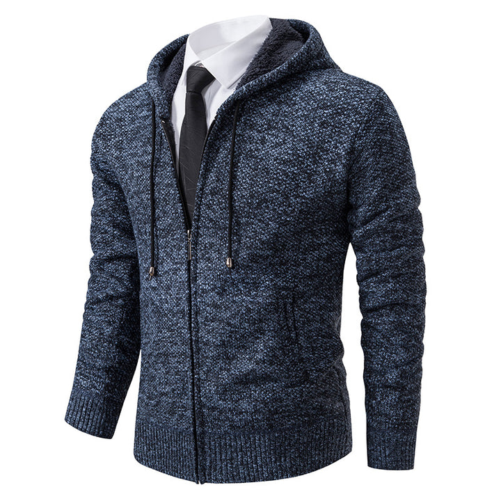 Herren Strickjacke mit modernem Schnitt und praktischem Reißverschluss Echoarchiv
