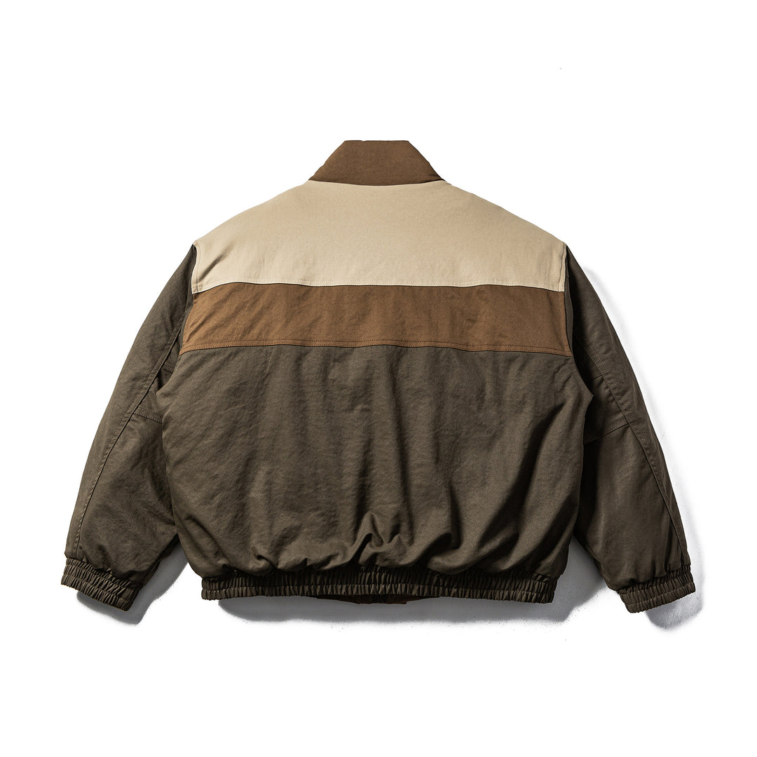 Herren Kurz geschnittener Utility-Fieldblouson mit hohem Stehkragen und großen Klappentaschen Echoarchiv