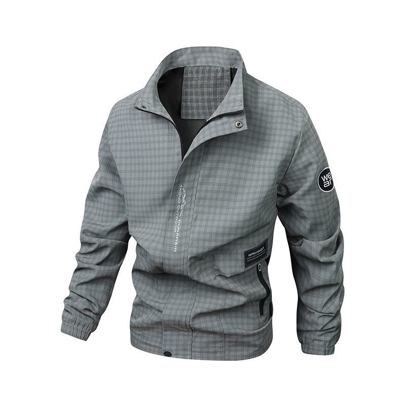 Herren Multifunktionale Windjacke mit hohem Kragen Echo Archiv