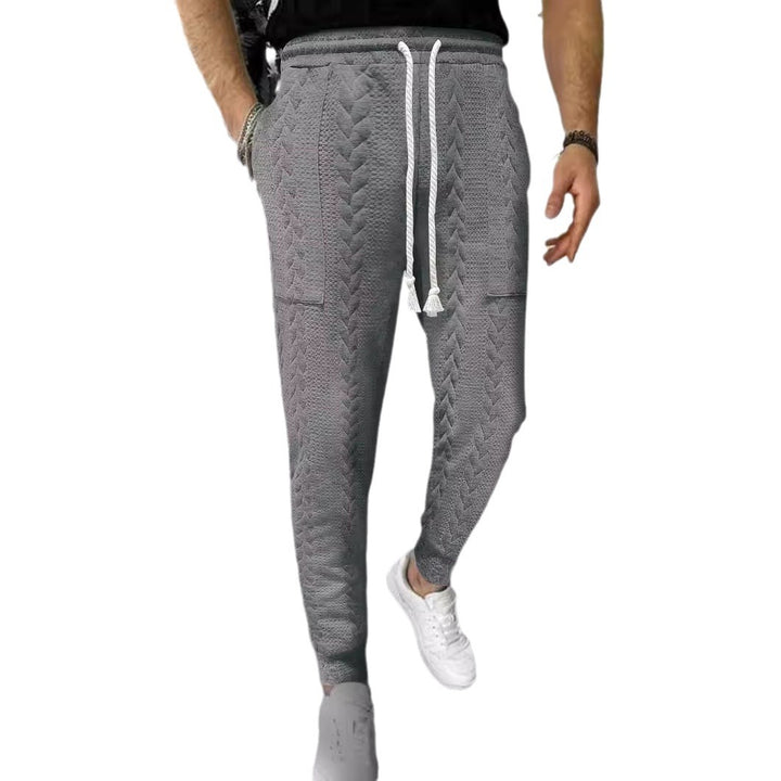 Herren lässige Jogginghose mit seitlichen Taschen und Kordelzug Echoarchiv