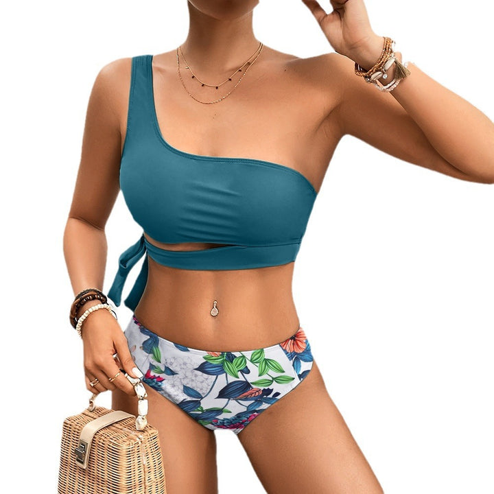 Damen Asymmetrischer Bikini mit verstellbarem Bindegurt Echo Archiv
