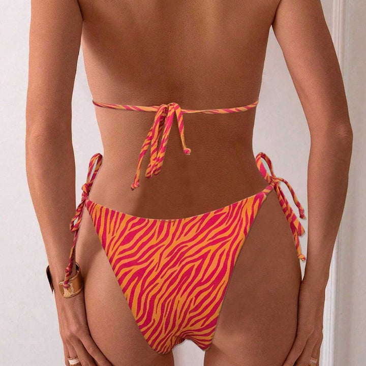 Damen Triangel-Bikini mit fransigen Akzenten Echo Archiv