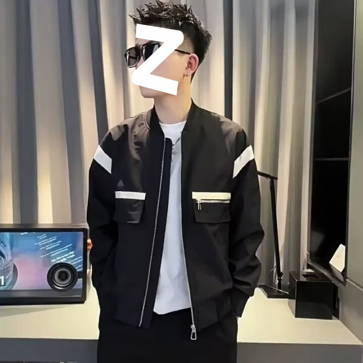 Herren modische Bomberjacke mit funktionalen Taschen und sportlichem Design Echoarchiv