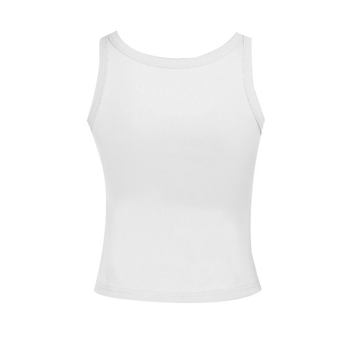 Damen ärmelloses Button-Up Top Echo Archiv