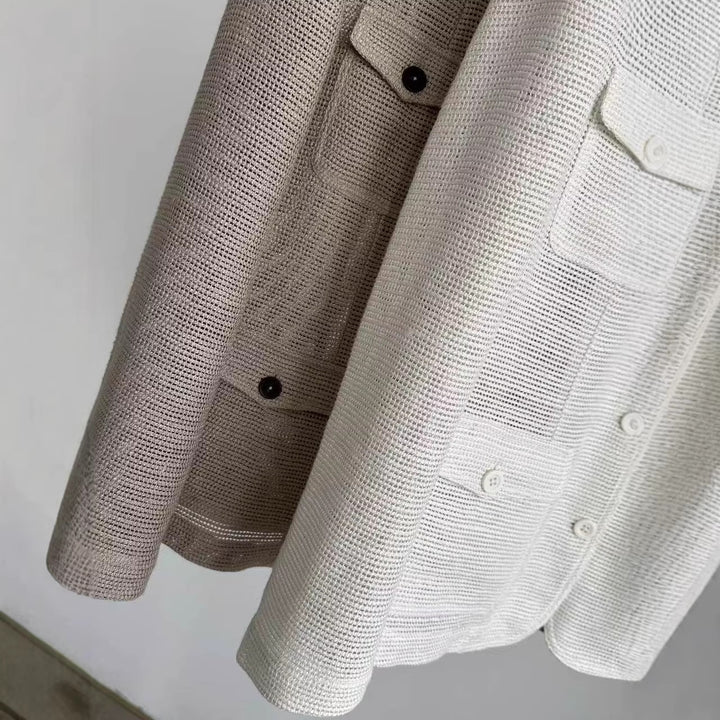 Damen Modische Sommerjacke aus leichtem Gewebe Echoarchiv