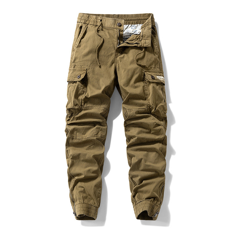 Herren Cargo-Jogginghose im Utility‑Stil mit elastischem Tunnelzugbund und verstärkten Kniepaneelen Echo Archiv