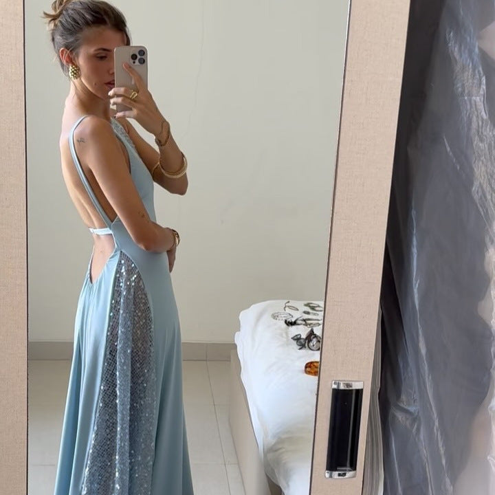 Damen Glitzerndes Abendkleid Echo Archiv