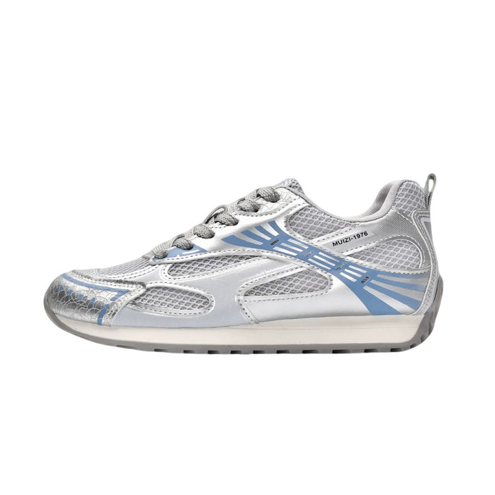 Damen Leichte Mesh-Lauf- und Freizeit-Sneaker mit profilierter Gummilaufsohle – Névara