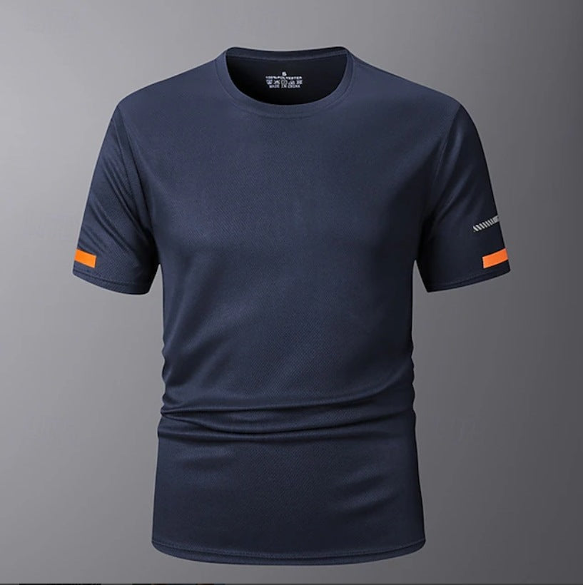 Herren Funktions-Shirt mit atmungsaktivem Material und reflektierendem Detail Echoarchiv