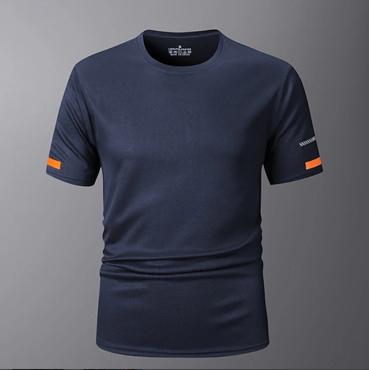 Herren Funktions-Shirt mit atmungsaktivem Material und reflektierendem Detail Echoarchiv