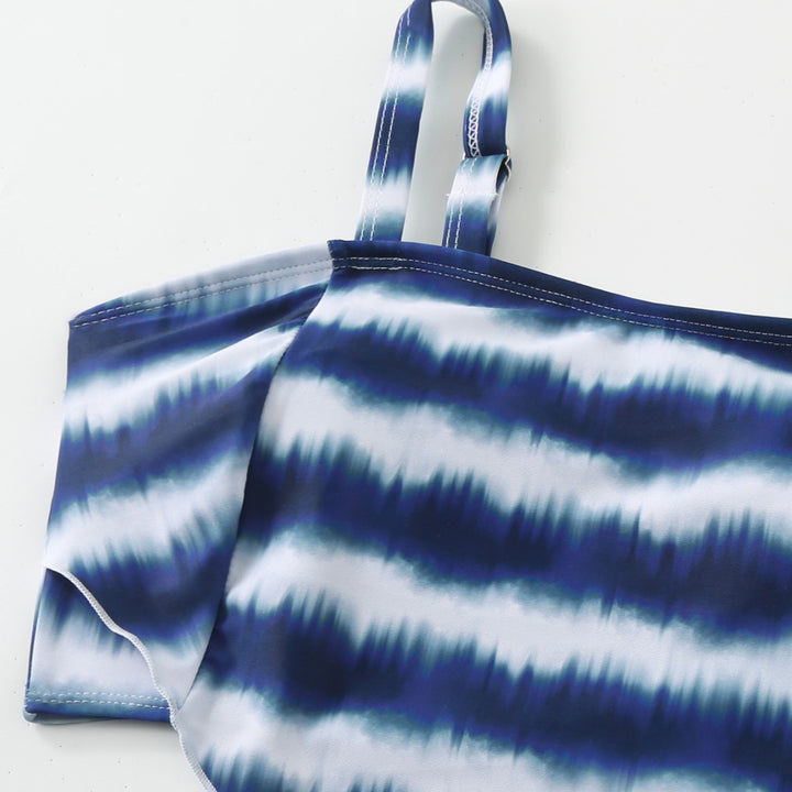 Damen Triangel-Bikini-Set mit asymmetrischem Rock und klassischem Schnitt Echo Archiv