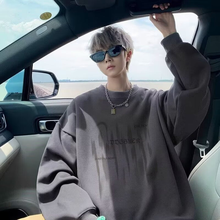 Unisex Oversized Sweatshirt mit grafischem Druck Echoarchiv