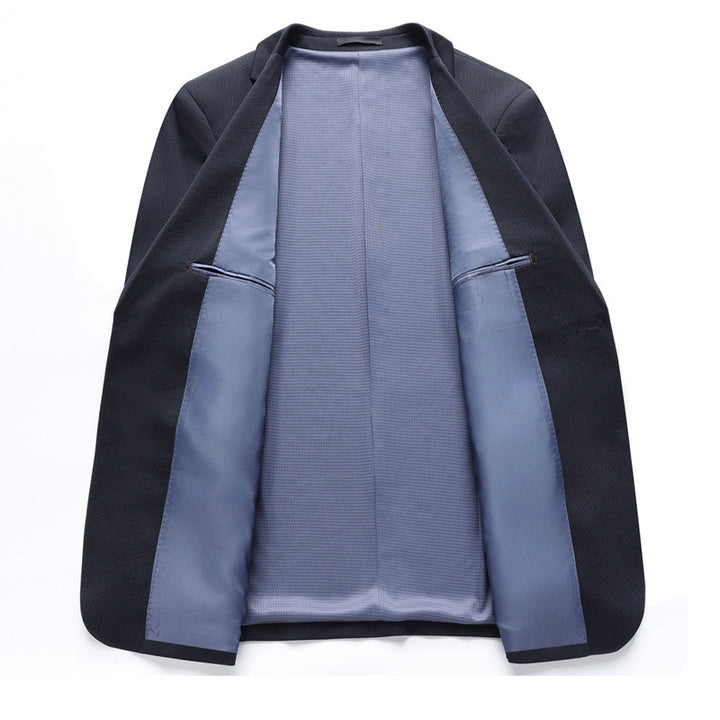 Herren eleganter Blazer mit strukturiertem Design und modernen Akzenten Echoarchiv