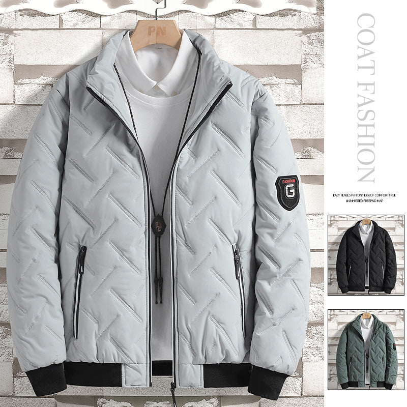 Herren moderne gesteppte Bomberjacke Echoarchiv