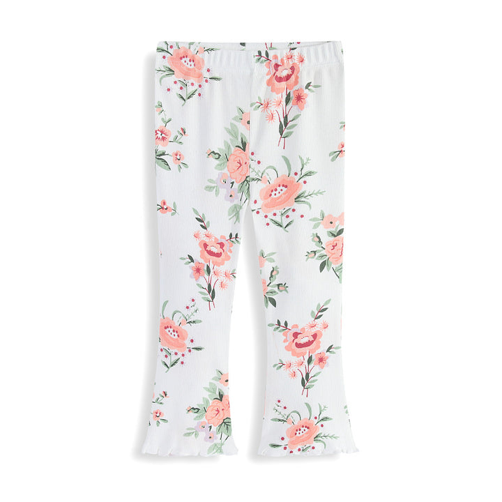 Mädchen Flared Leggings mit floralen Mustern Echo Archiv