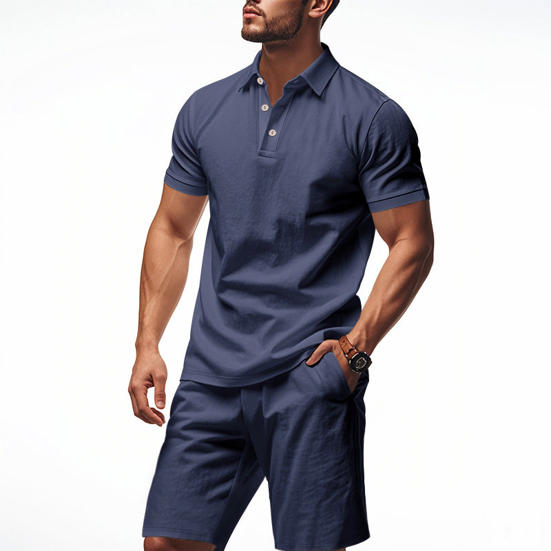 Herren Freizeit Outfit aus atmungsaktiver Baumwolle mit modernem Schnitt Echoarchiv