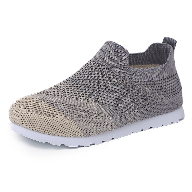 Damen Atmungsaktive Slip-On Sneakers mit elastischer Netzstruktur Echo Archiv