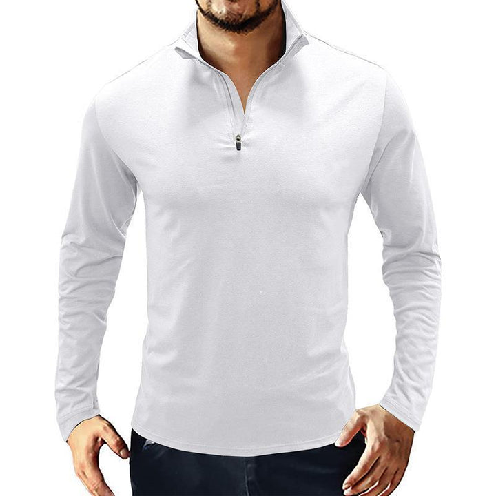 Herren Stehkragen Pullover Echoarchiv