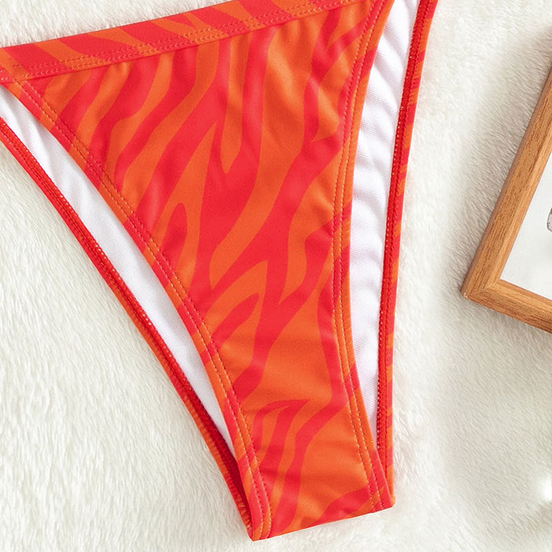 Damen Bikini-Set mit trendigem Schnitt und aufregendem Leopardenmuster Echo Archiv