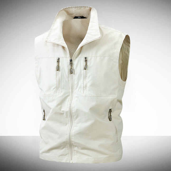 Herren Leichte Outdoor-Weste mit praktischen Taschen Echo Archiv