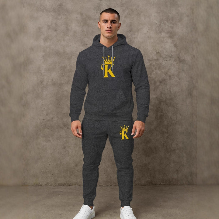 Herren bequemer Hoodie und Jogginghose Set Echoarchiv