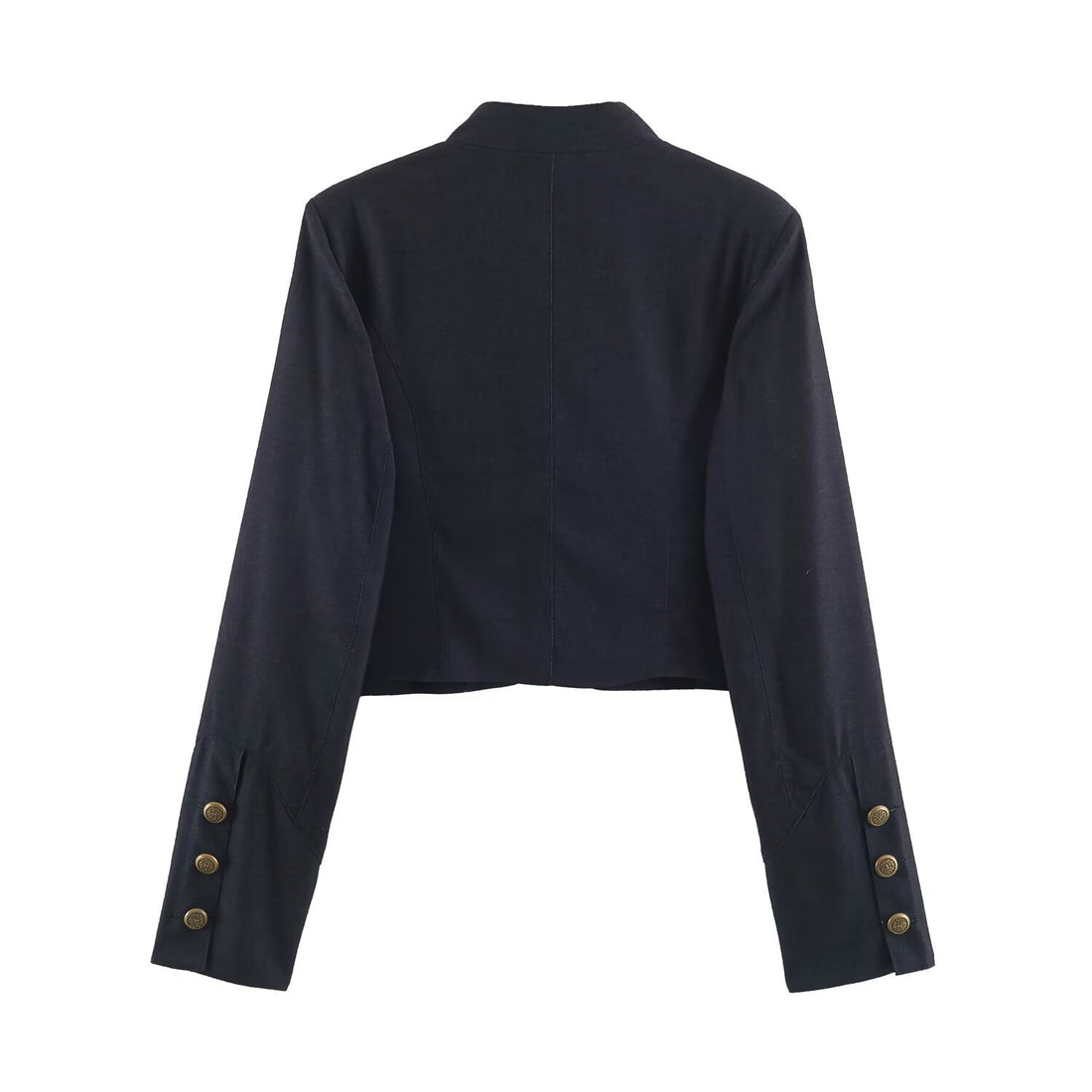 Damen Kurzer Bolero‑Blazer mit Spitzenfront und dekorativen Zierknöpfen Echo Archiv