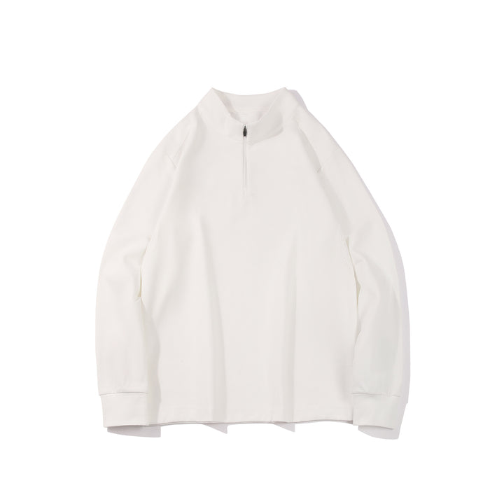 Herren Oversize Halbzip-Sweatshirt mit Stehkragen und seitlichen Reißverschlusstaschen Echo Archiv