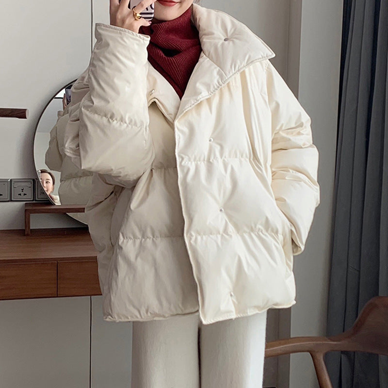 Damen Trendige Oversized Daunenjacke Echoarchiv