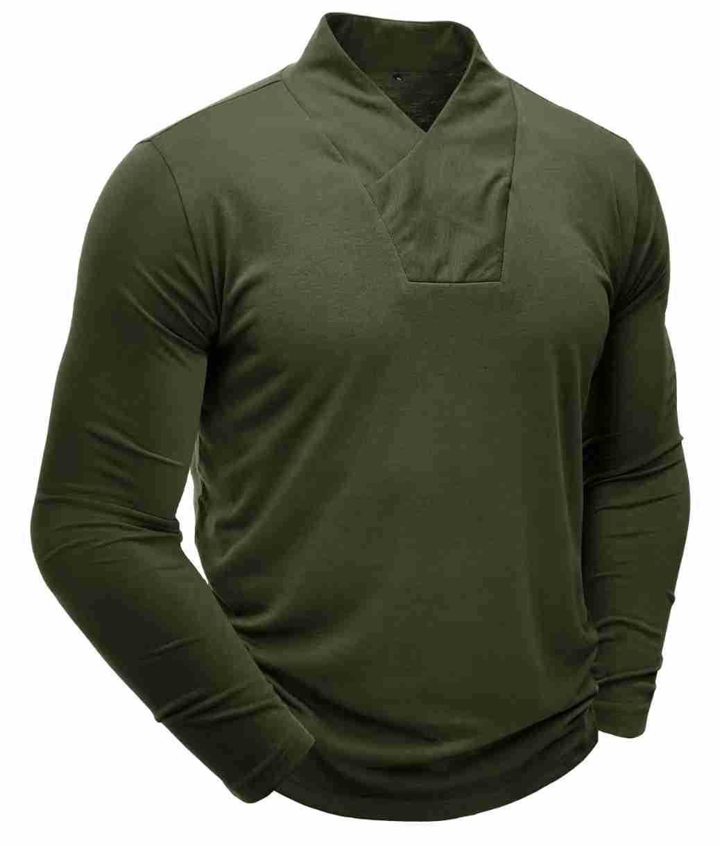 Herren Longsleeve mit V-Ausschnitt – Arvello