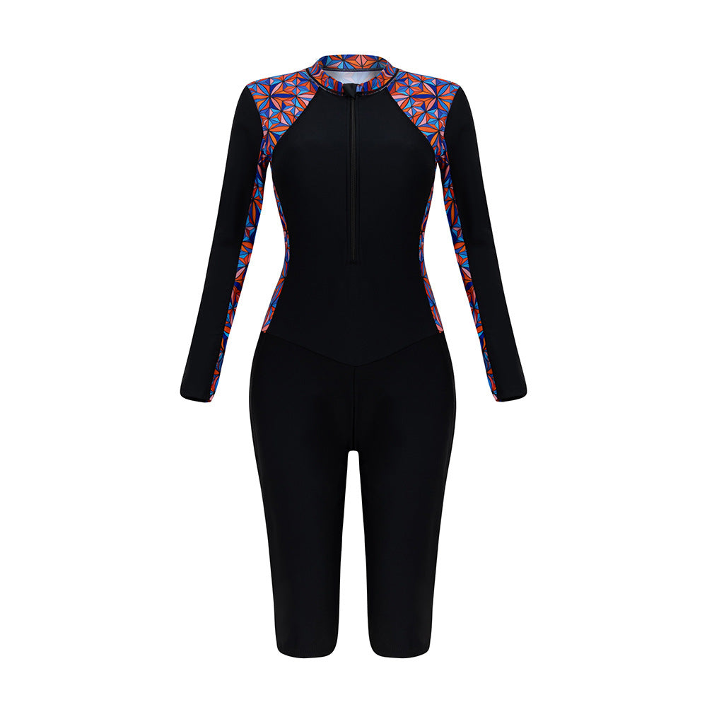 Damen Sportlicher Langarm-Seesuit – Avérine
