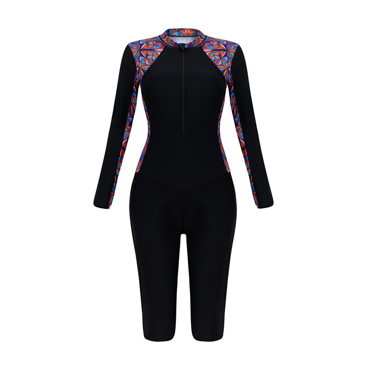 Damen Sportlicher Langarm-Seesuit Echo Archiv