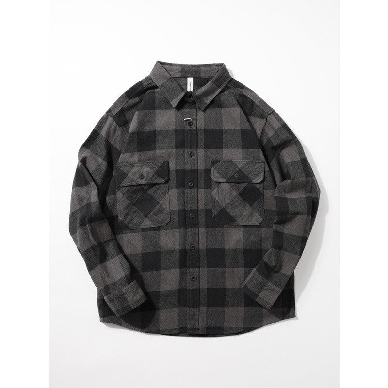 Herren Karo-Hemdjacke mit zwei Brusttaschen Echo Archiv