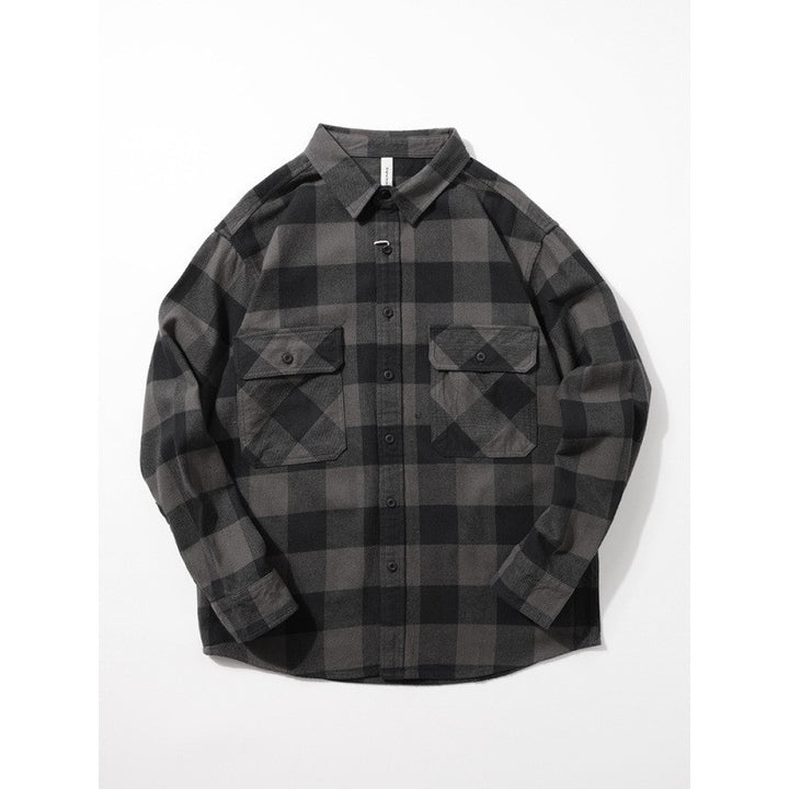 Herren Karo-Hemdjacke mit zwei Brusttaschen Echo Archiv