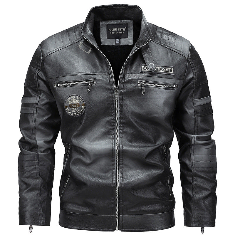 Herren Modische Bikerjacke Echo Archiv